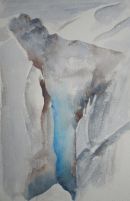 ice moulin on the Greenland icecap