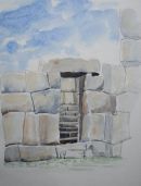 The walls of Sacsayhuaman, near Cusco, Peru