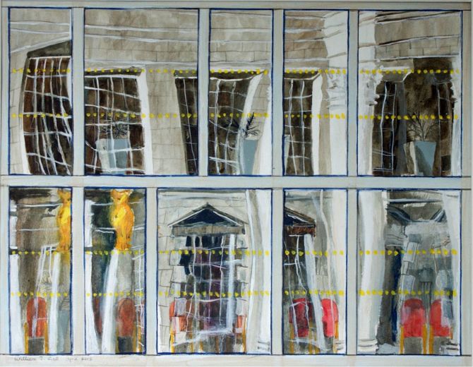 Building-Reflections of Leeds City Hall