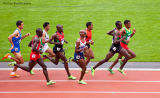 05. Mo Farah moving up the field in the 5000m heats