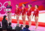08 Floor Exercise, (L to R) Tunney, Tweddle, Pinches & Whelan