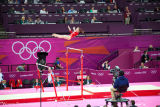 11 Jennifer Pinches on Uneven Bars