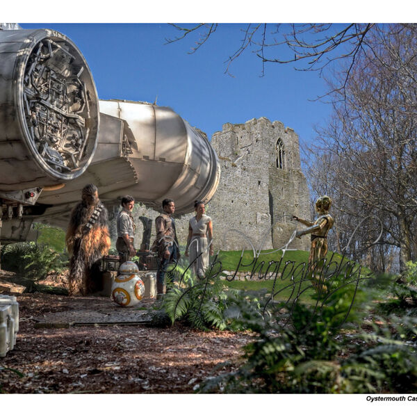 Millennium Falcon @ OysterMouth Castle