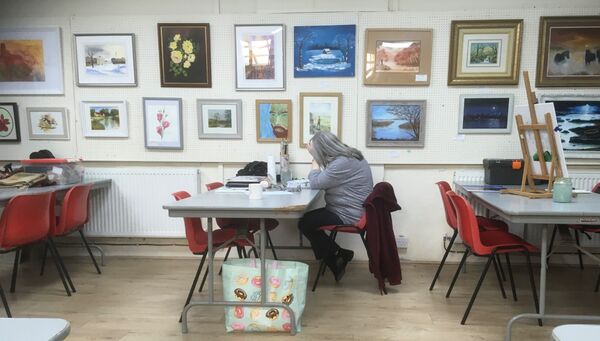 Lynda at work