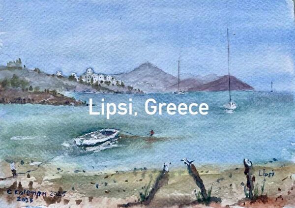 Lipsi, Greece . Chris Coleman.