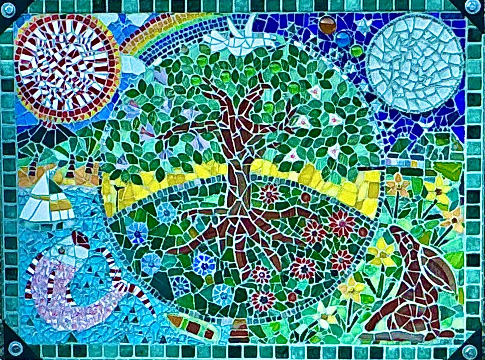 Jane Hillman. ‘Enigma’. Large Mosaic