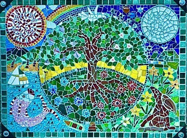 Jane Hillman. ‘Enigma’. Large Mosaic