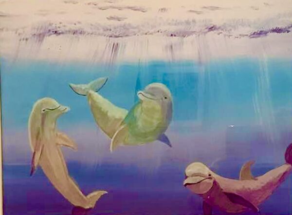 ‘ Happy Dolphins ‘ David Howells