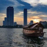 Bangkok evening ferry
