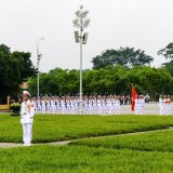 Hanoi morning military parade