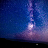 Milky way over The Pool, Newton Ferrers