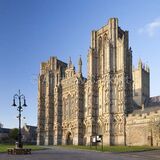 Wells Cathedral within England's smallest city.