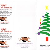Image Gym Christmas Card promotion