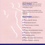 Peak Fitness leaflet