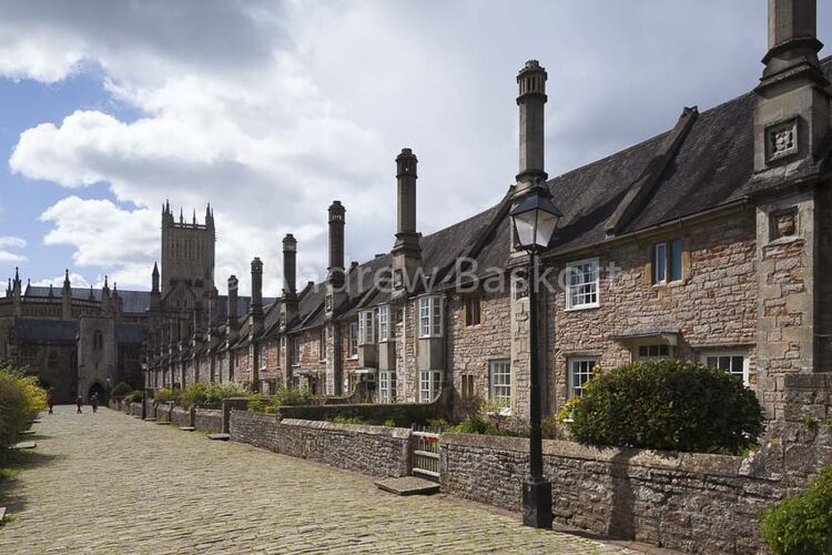 Visitors travel from far and wide to see the Cathedral and Medieval stone houses in Wells, England's smallest city, where heritage tourism is very popular.