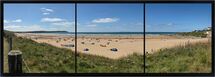 012 Woolacombe beach Triptych