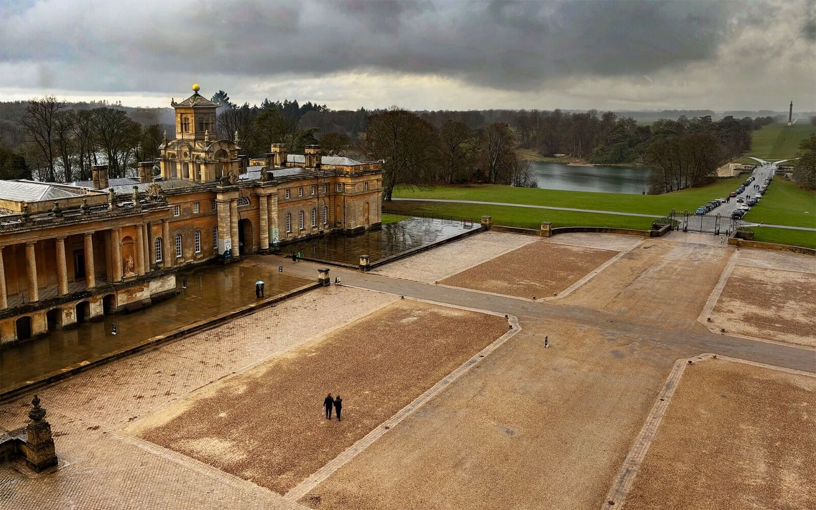 026 A Bird's Eye View of Blenheim Palace