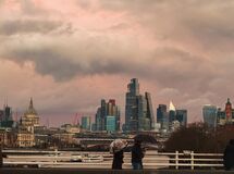027 Red Sky Across London