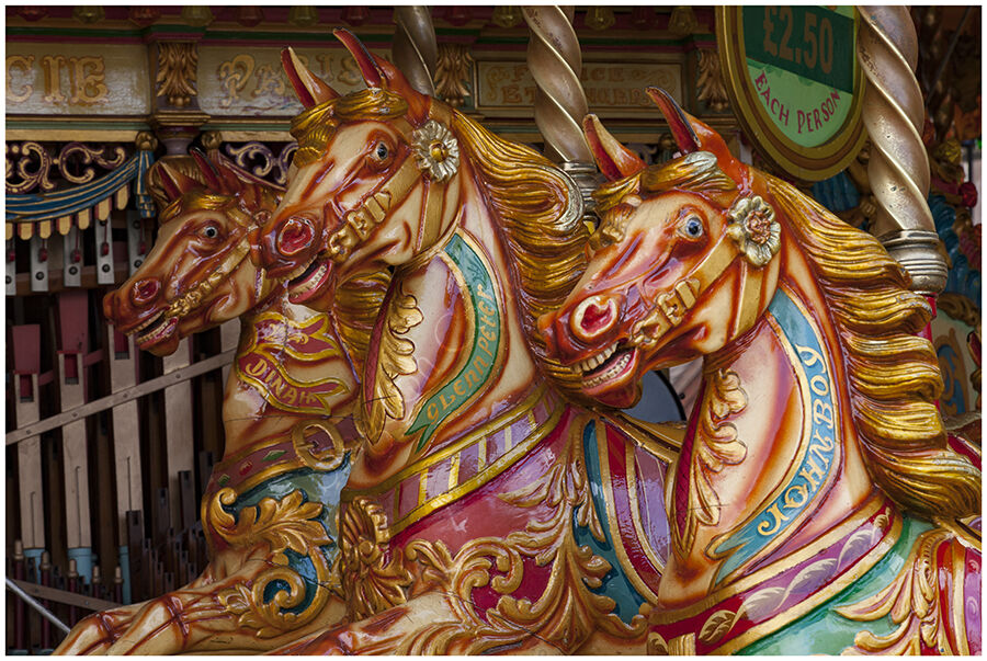Funfair horses