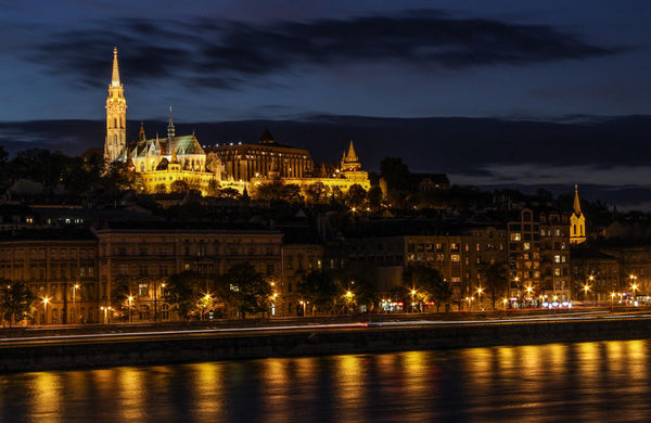 Dusk over Buda