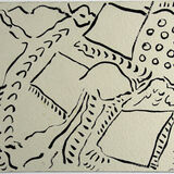 Abstraction (Llandwyn), Ink on paper, 16 x 22 cm, 1988. £50