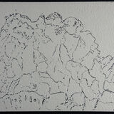 Hemmick 4, Cornwall, Ink on paper, 16 x 22, 2009. £50