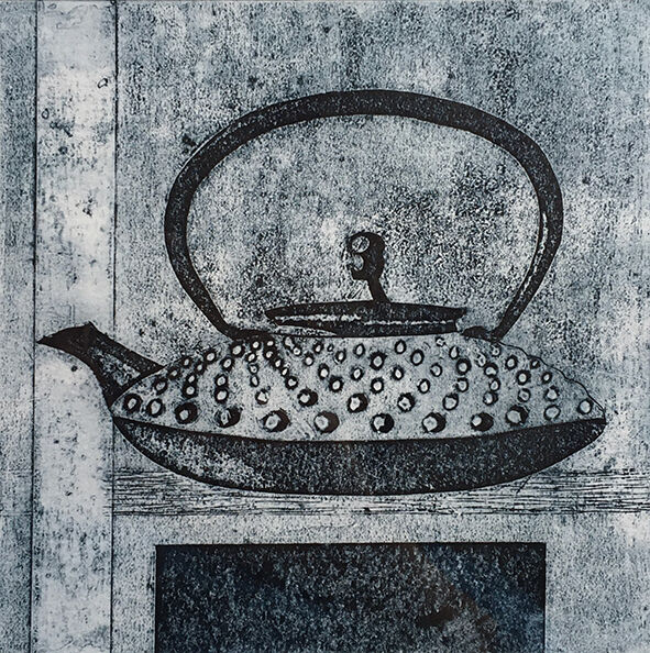 Time for tea, collagraph print, 15.5x15.5cm, £65 unframed (variable edition of 5)