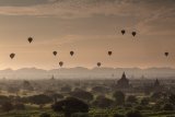 Balloons Over  Bagan