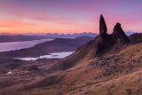 Winter morning, the Old Man of Storr