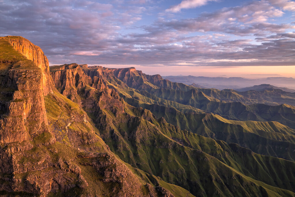 Dawn Mount Nefie and the Black and Tan Wall