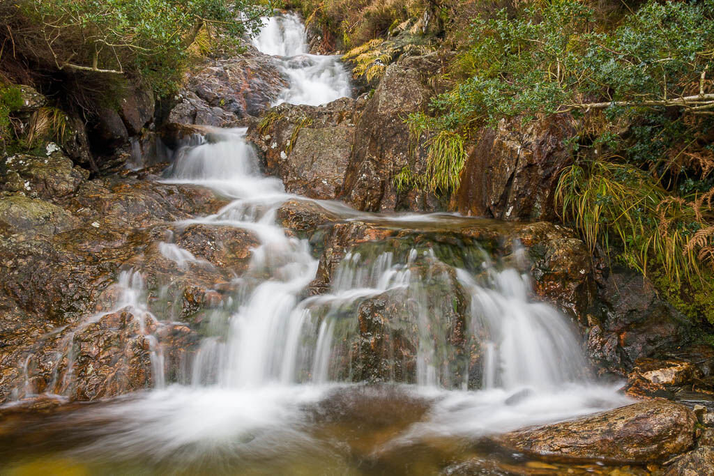 Llyn Dinas waterfall
