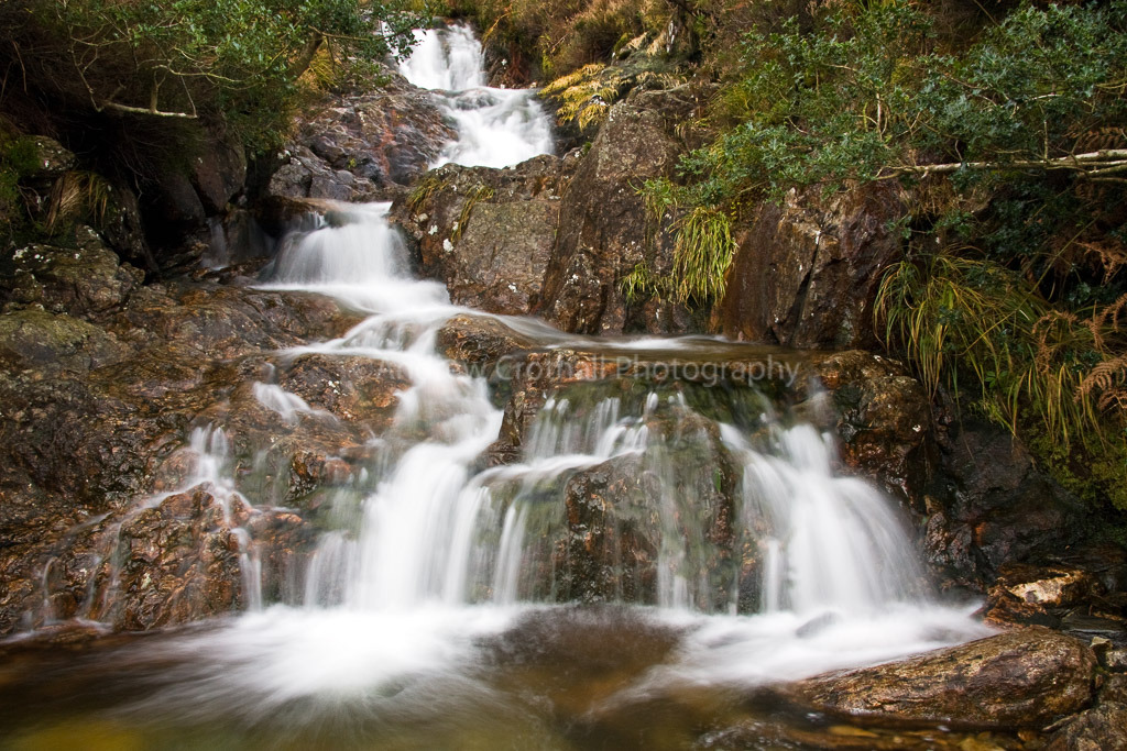 Llyn Dinas waterfall