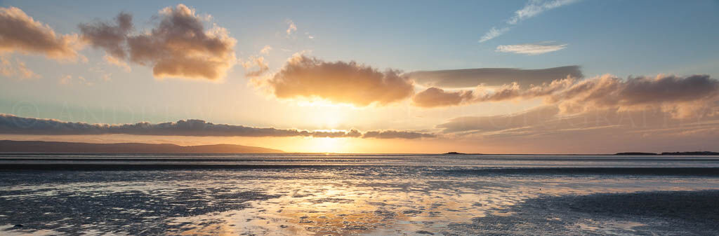 Dee estuary sunset