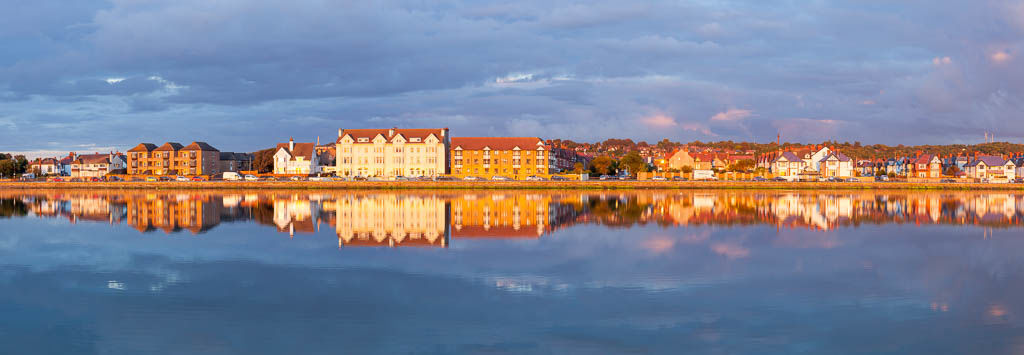 West Kirby promenade panorama
