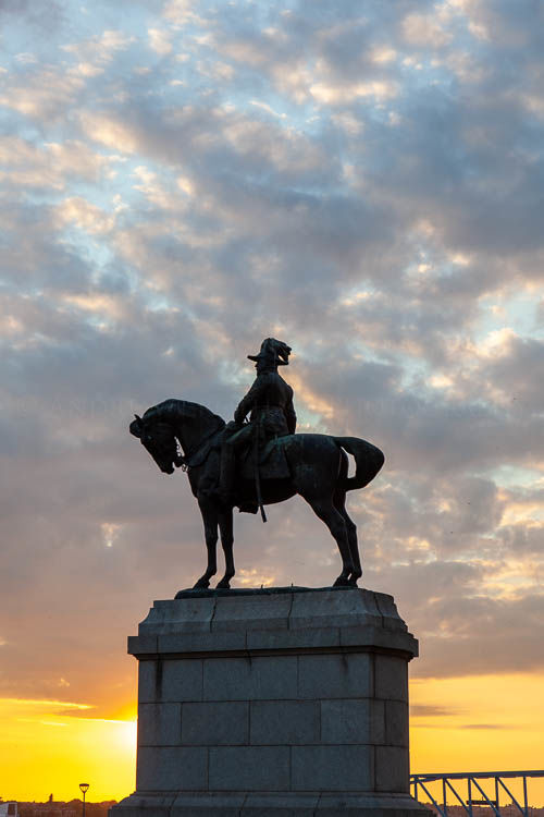 Edward VII monument at the Pier Head, Liverpool