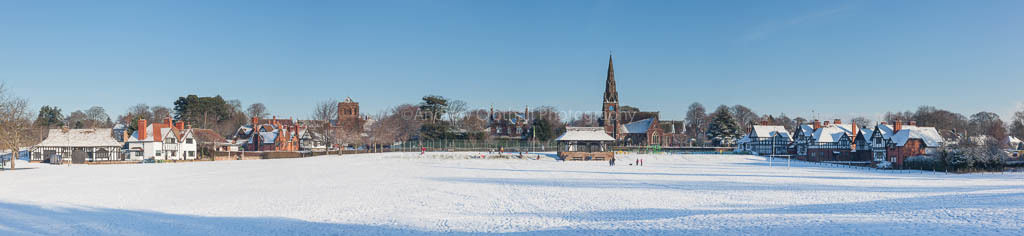 Thornton Hough winter panorama