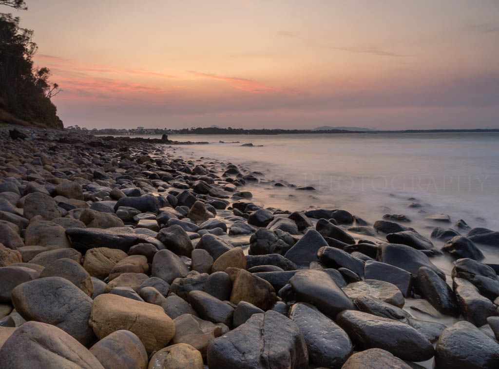 twilight at Noosa shore
