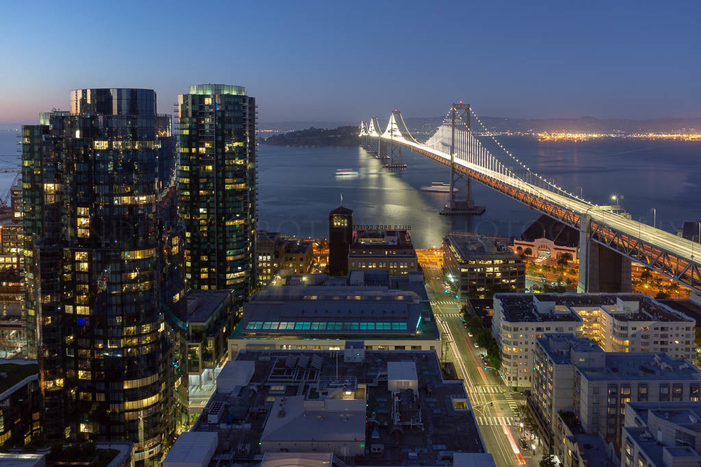 Rincon Hill and Bay bridge