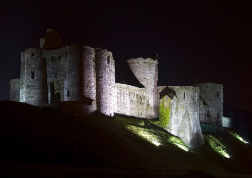 Midnight Kidwelly castle