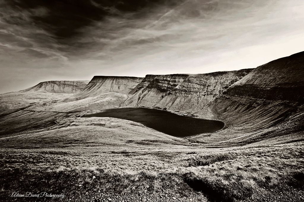 Llyn Y Fan Fach 4 BW
