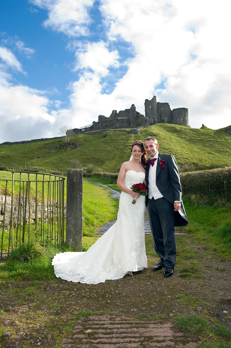At Carreg Cennen Castle, Llandeilo