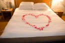 How the Bride and Grooms friends prepared the room