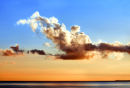 Simply clouds and sea