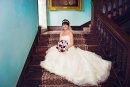 Beautiful bride at Newton House, Dinefwr Park, Llandeilo
