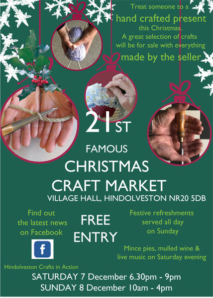 Hindolveston Crafts In Action 21st Xmas Market