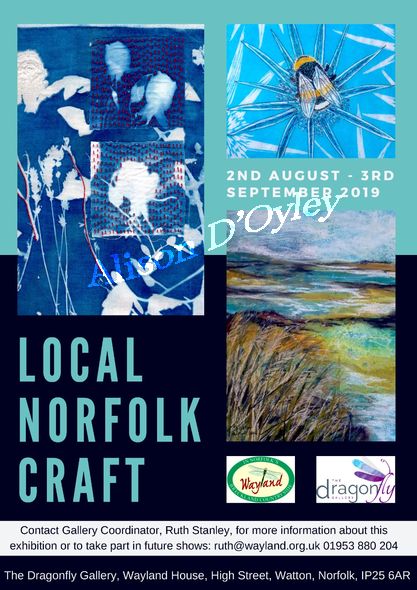 Local Norfolk Craft Exhibition at Dragonfly Gallery, Watton