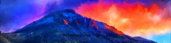 125-mountain peak sunrise
