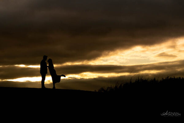 Beth and Dean Engagement Sunset