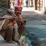 703-Straatscene in Keylong