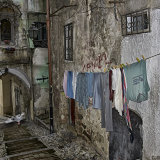 Alleyway with washing